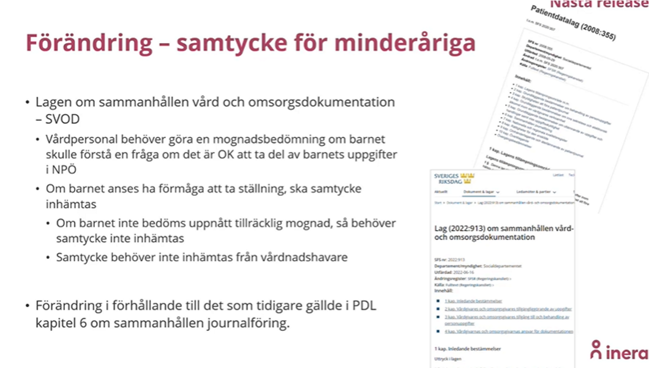 Bilden visar informationstext fr&aring;n Inerar