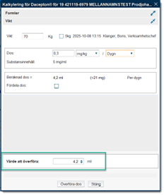 Bild som visar l&auml;kemedelsmodulen i Cosmic