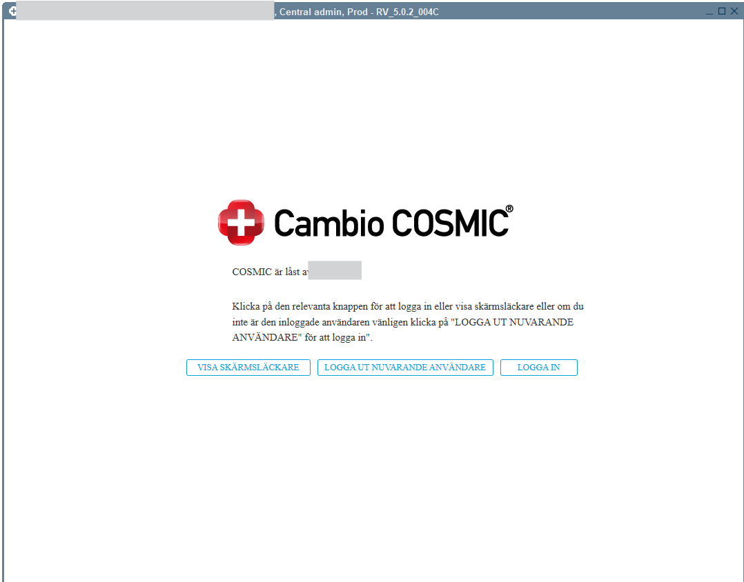 Bilden visar ett l&aring;st Cosmic