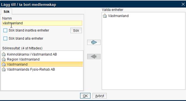 Lägga till medlemskap