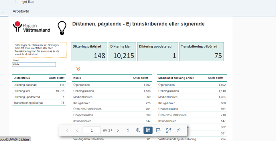 Duva rapport